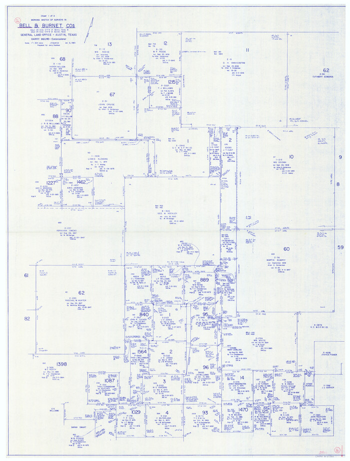 67356, Bell County Working Sketch 16, General Map Collection