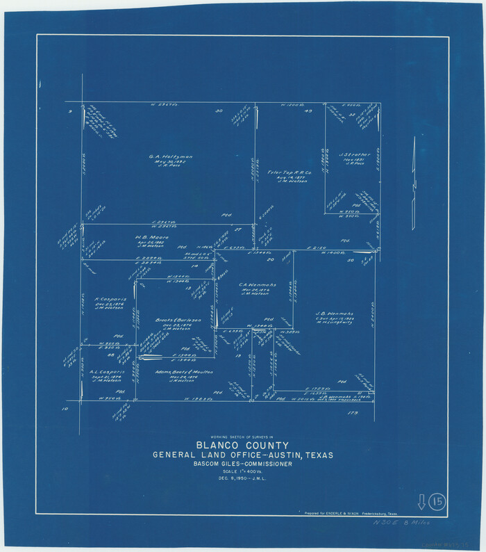 67375, Blanco County Working Sketch 15, General Map Collection