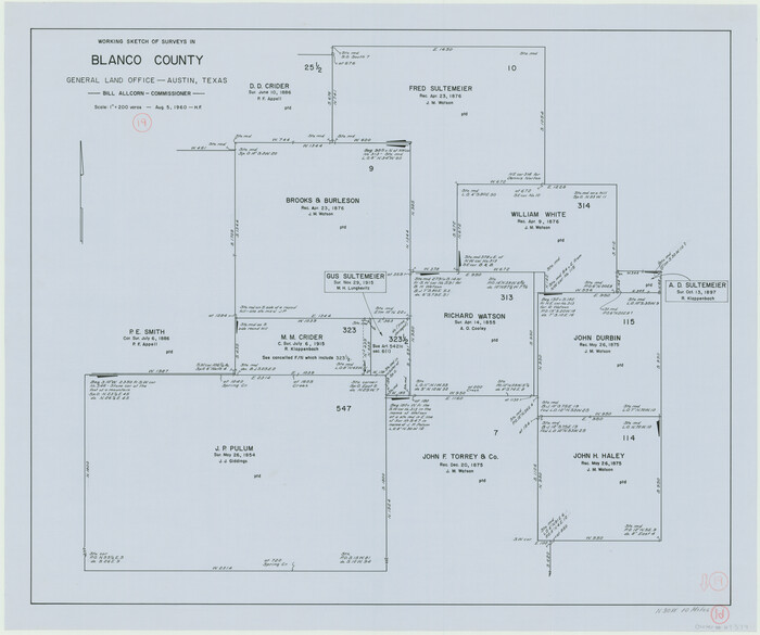 67379, Blanco County Working Sketch 19, General Map Collection