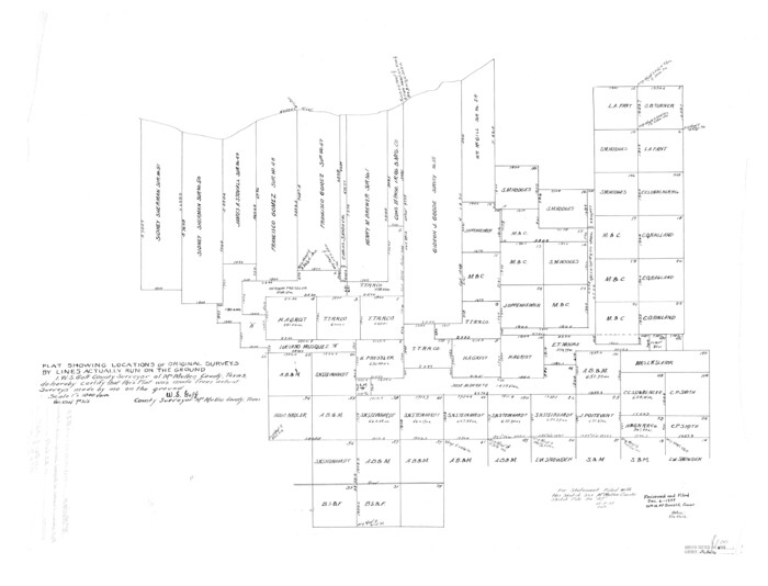 6738, McMullen County Rolled Sketch WSG, General Map Collection