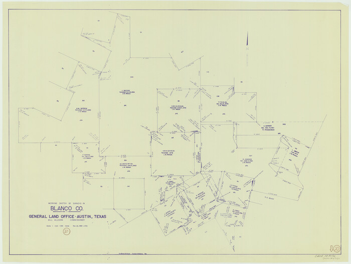 67380, Blanco County Working Sketch 20, General Map Collection