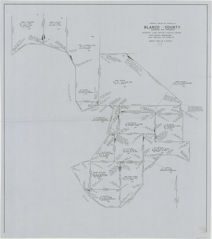67382, Blanco County Working Sketch 22, General Map Collection