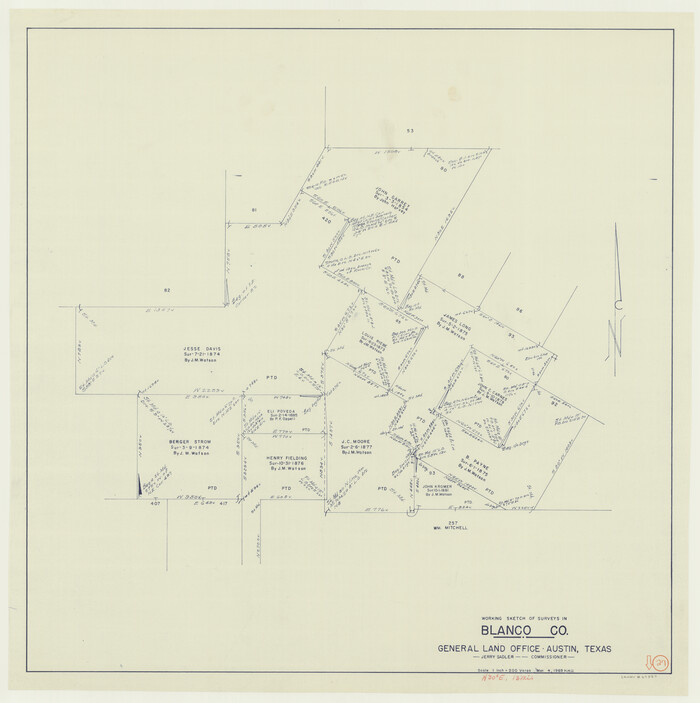 67387, Blanco County Working Sketch 27, General Map Collection