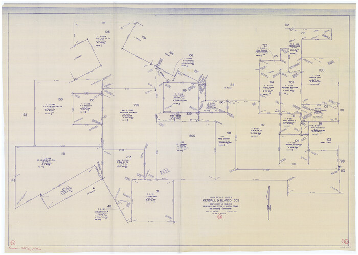 67393, Blanco County Working Sketch 33, General Map Collection