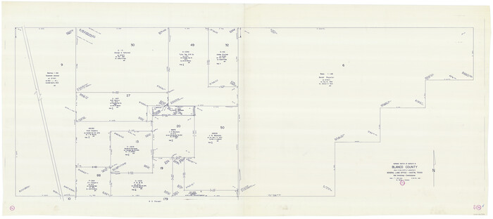 67394, Blanco County Working Sketch 34, General Map Collection
