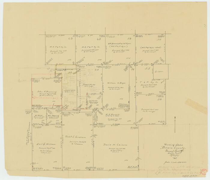 67409, Bowie County Working Sketch 5, General Map Collection