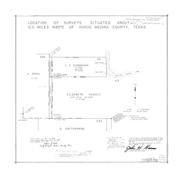 6742, Medina County Rolled Sketch 8, General Map Collection