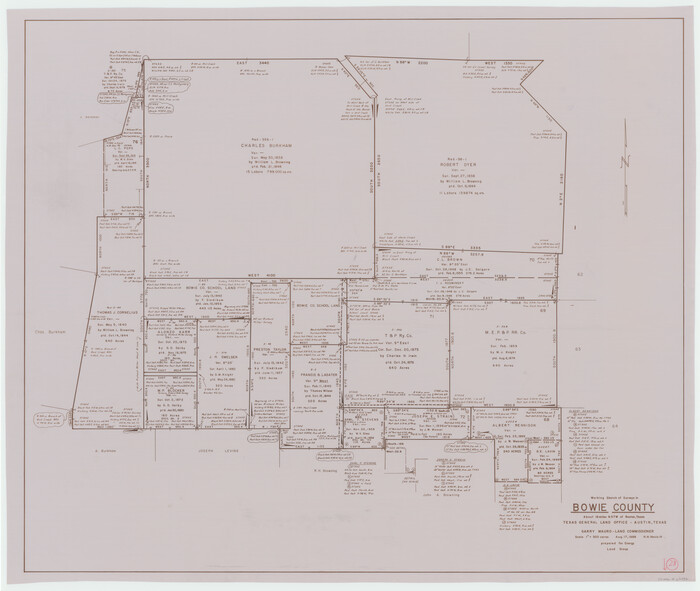 67432, Bowie County Working Sketch 28, General Map Collection