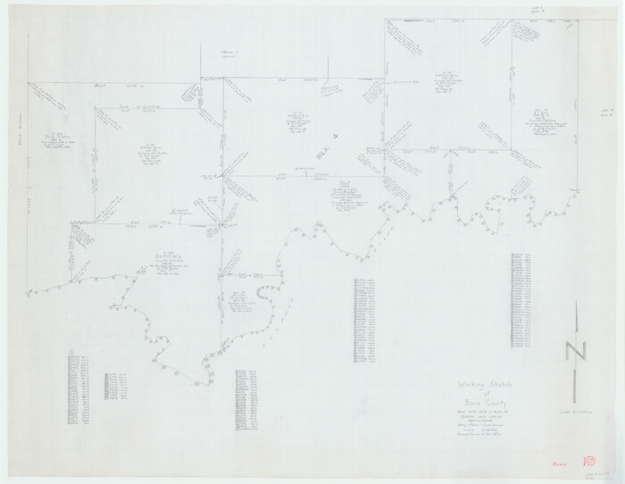 67433, Bowie County Working Sketch 29, General Map Collection