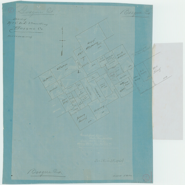 67435, Bosque County Working Sketch 2, General Map Collection