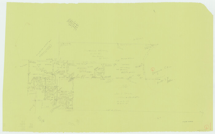 67439, Bosque County Working Sketch 6, General Map Collection