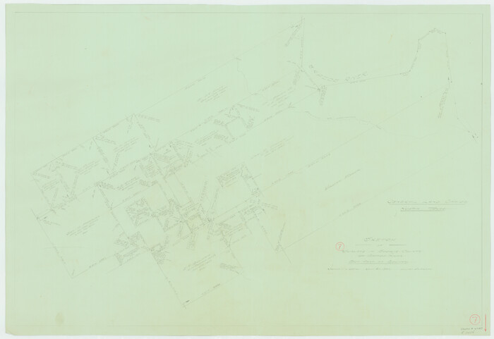 67440, Bosque County Working Sketch 7, General Map Collection