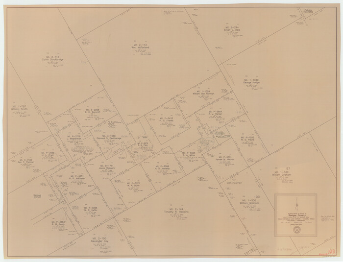 67459, Bosque County Working Sketch 25, General Map Collection