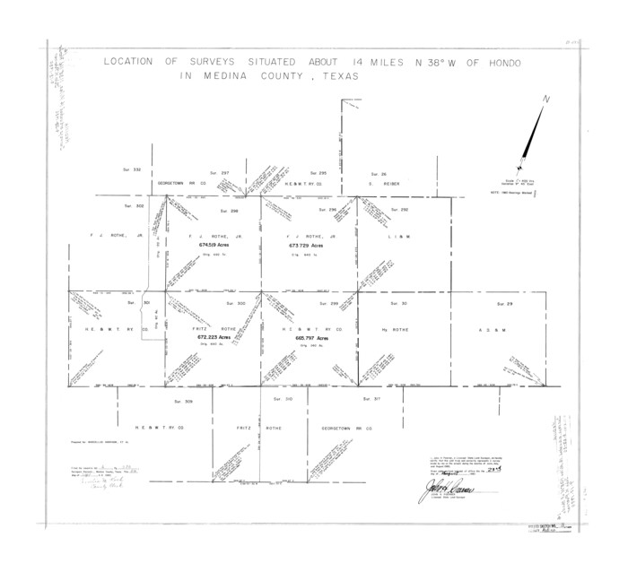 6748, Medina County Rolled Sketch 14, General Map Collection