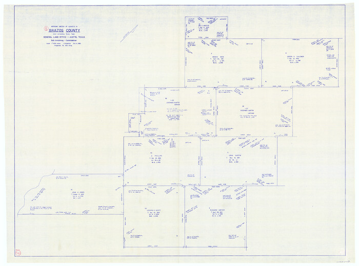 67484, Brazos County Working Sketch 9, General Map Collection