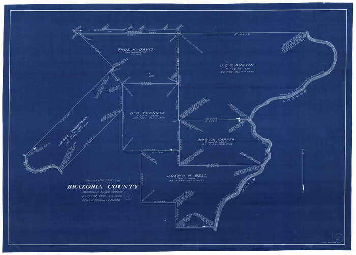 67489, Brazoria County Working Sketch 4, General Map Collection