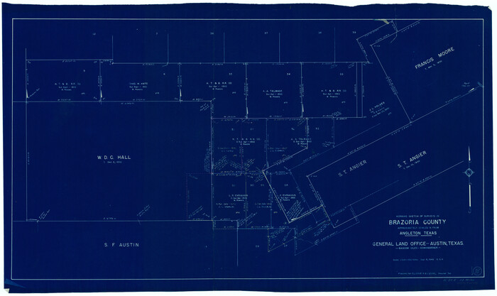67503, Brazoria County Working Sketch 18, General Map Collection