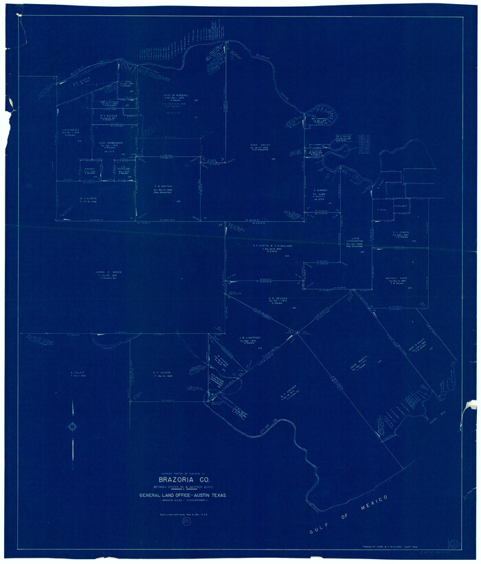 67505, Brazoria County Working Sketch 20, General Map Collection
