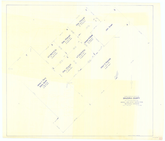 67515, Brazoria County Working Sketch 30, General Map Collection