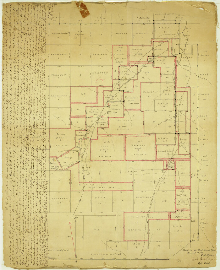 6752, Menard County Rolled Sketch 2, General Map Collection