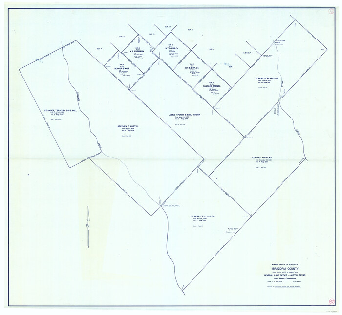 67527, Brazoria County Working Sketch 42, General Map Collection