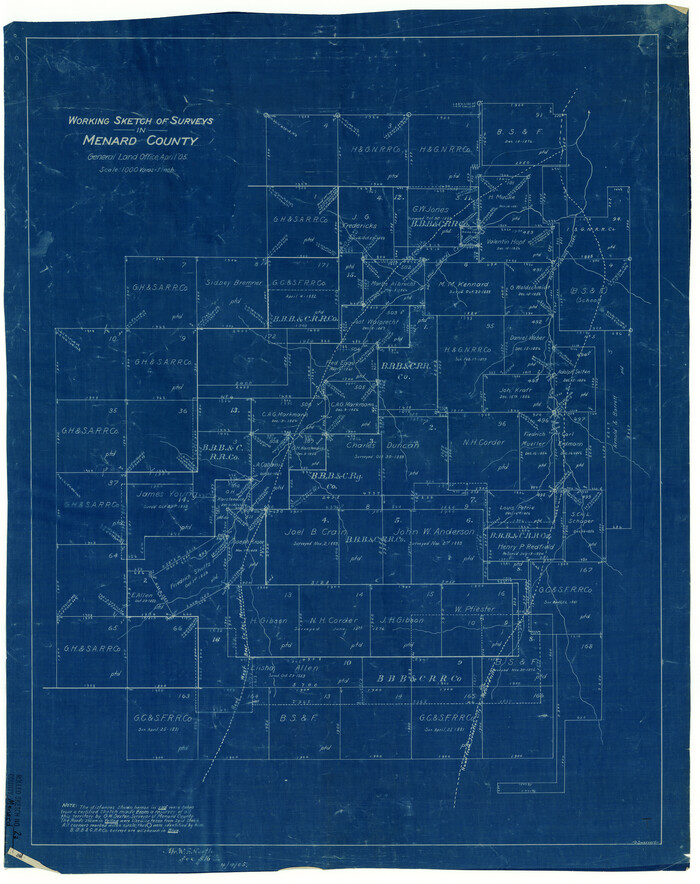 6753, Menard County Rolled Sketch 2A, General Map Collection
