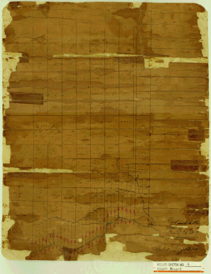 6754, Menard County Rolled Sketch 4, General Map Collection