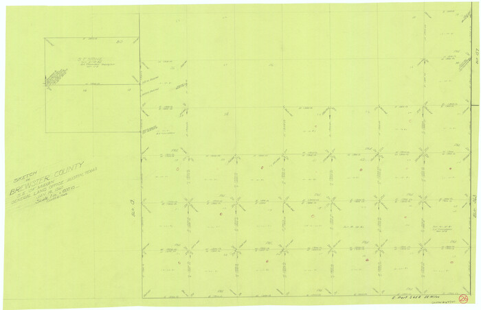 67560, Brewster County Working Sketch 26, General Map Collection