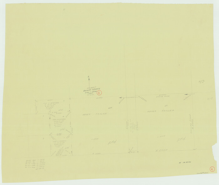 67591, Bailey County Working Sketch 4, General Map Collection