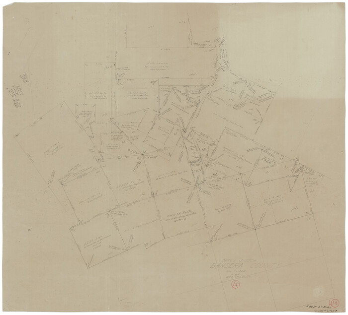 67607, Bandera County Working Sketch 14, General Map Collection
