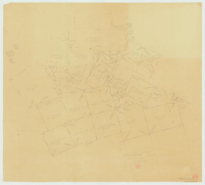 67607, Bandera County Working Sketch 14, General Map Collection