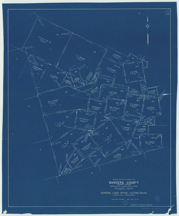 67619, Bandera County Working Sketch 23, General Map Collection