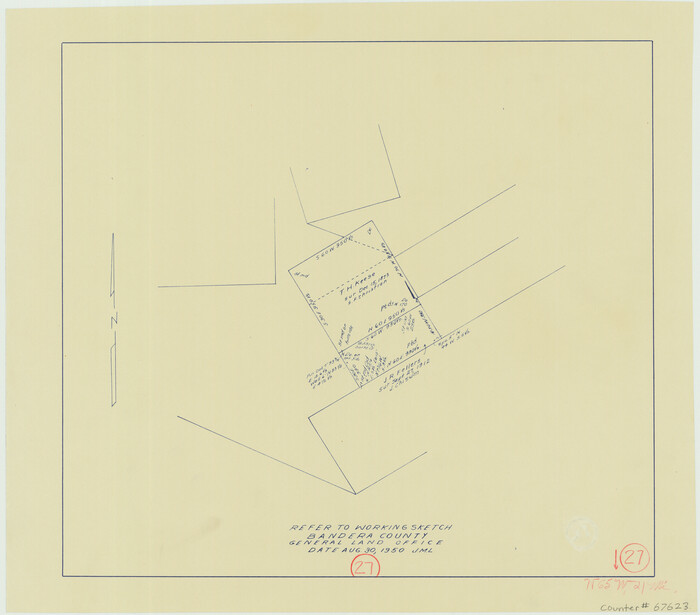 67623, Bandera County Working Sketch 27, General Map Collection