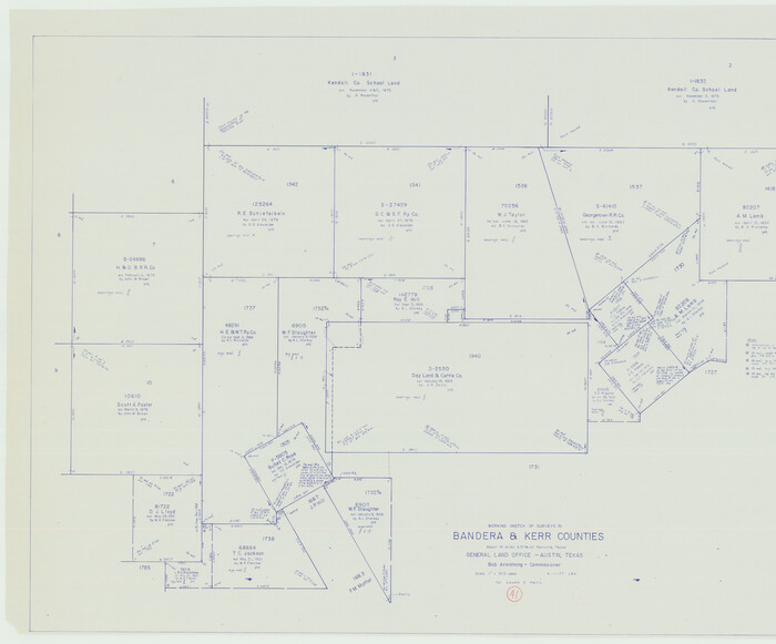 67637, Bandera County Working Sketch 41, General Map Collection
