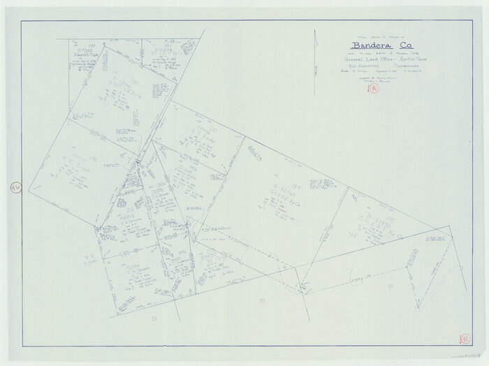 67642, Bandera County Working Sketch 46, General Map Collection