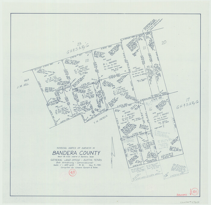 67644, Bandera County Working Sketch 48, General Map Collection