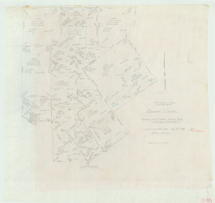 67649, Bandera County Working Sketch 53, General Map Collection