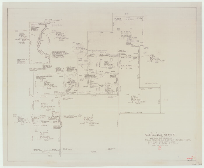 67653, Bandera County Working Sketch 57, General Map Collection