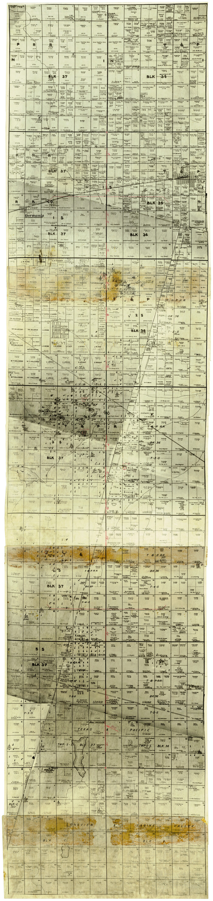 6766, Midland County Rolled Sketch 9, General Map Collection
