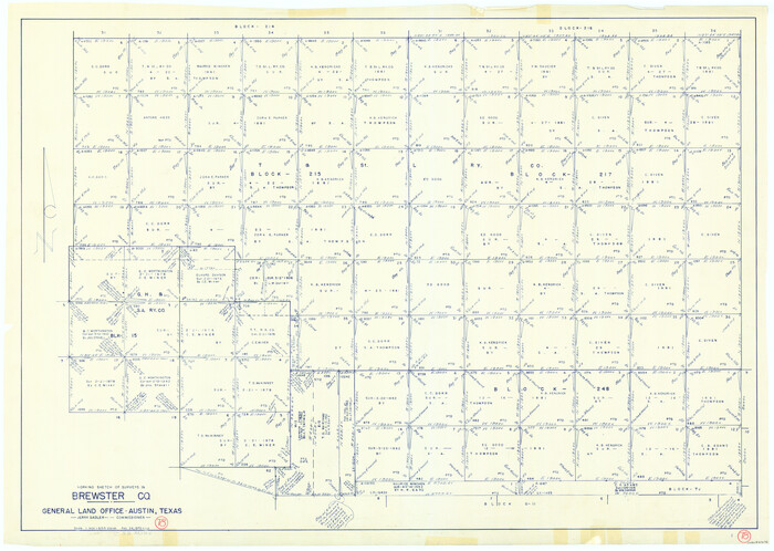 67678, Brewster County Working Sketch 78, General Map Collection