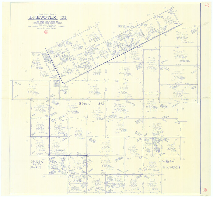 67702, Brewster County Working Sketch 102, General Map Collection