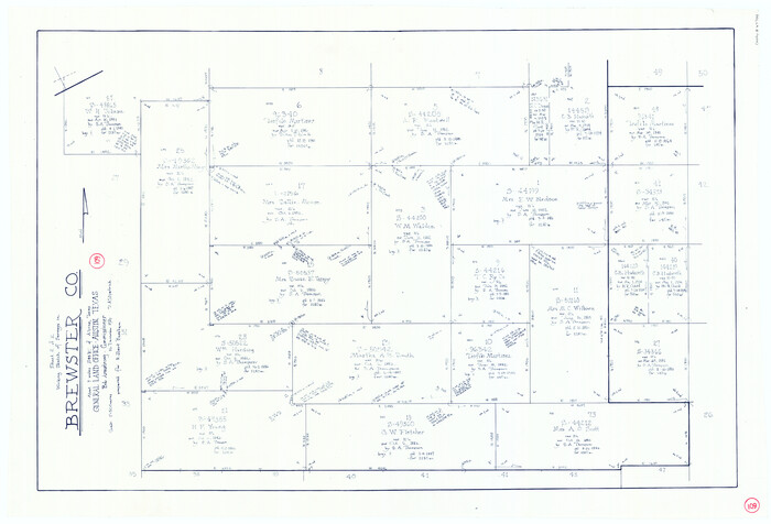 67709, Brewster County Working Sketch 109, General Map Collection