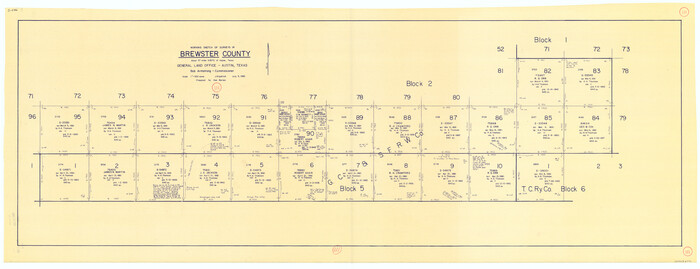 67711, Brewster County Working Sketch 111, General Map Collection