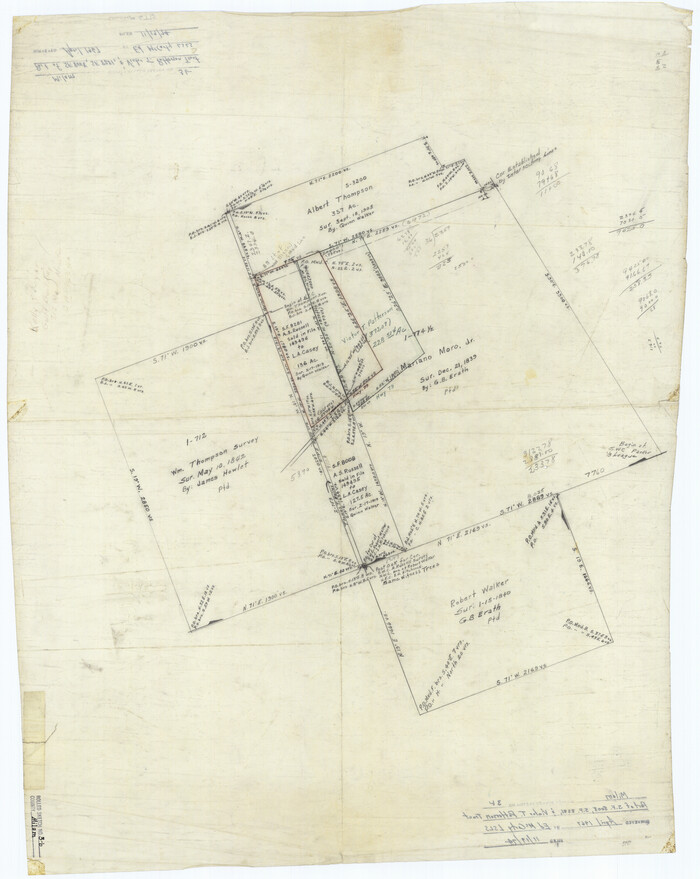 6775, Milam County Rolled Sketch 3B, General Map Collection