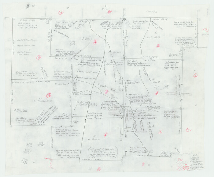 67759, Burleson County Working Sketch 40, General Map Collection