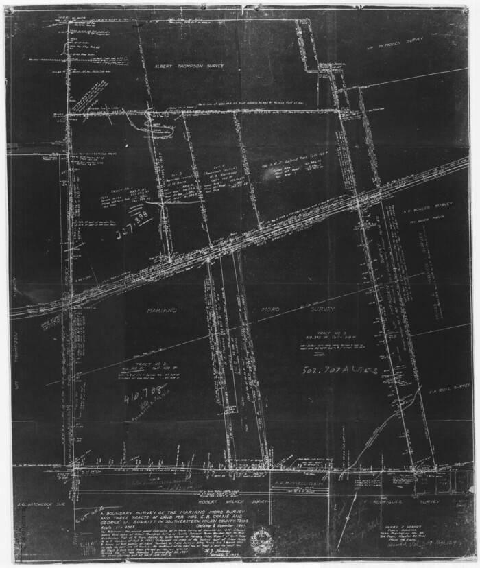 6776, Milam County Rolled Sketch 3C, General Map Collection