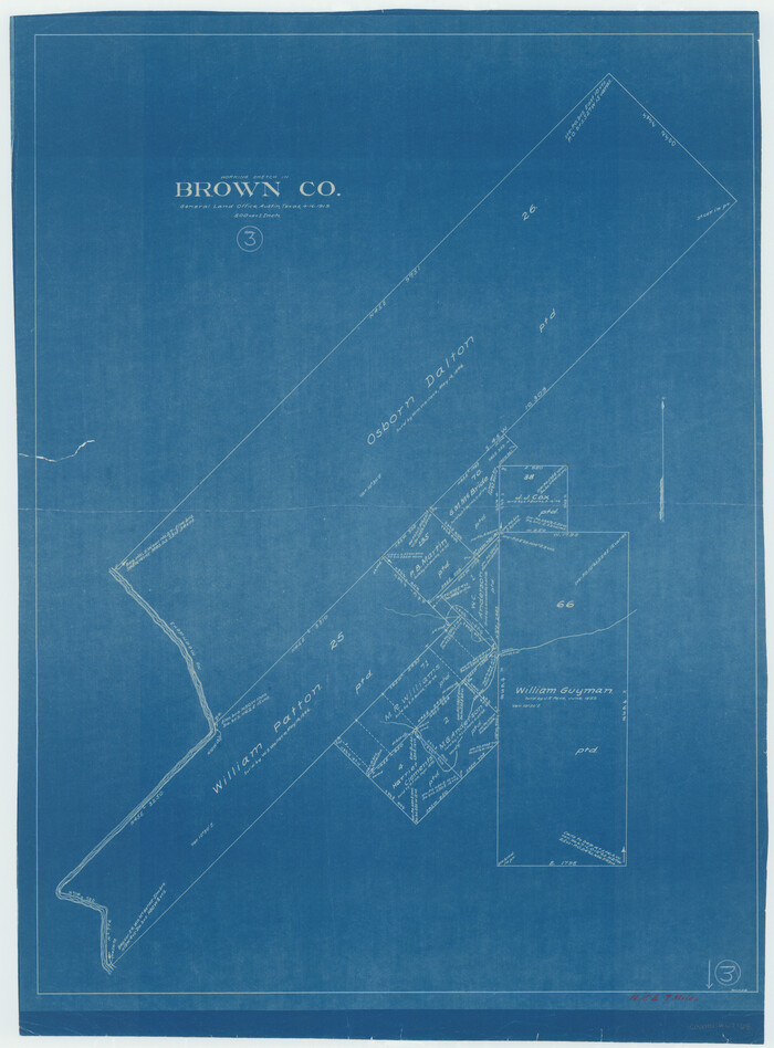 67768, Brown County Working Sketch 3, General Map Collection