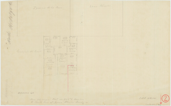 67786, Brooks County Working Sketch 2, General Map Collection