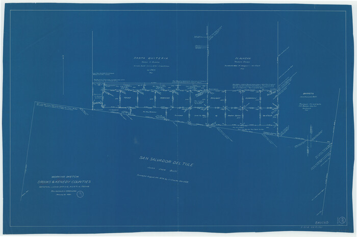 67793, Brooks County Working Sketch 9, General Map Collection