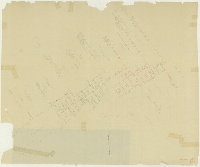 67816, Calhoun County Working Sketch 1, General Map Collection